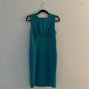 Calvin Klein Teal Sheath Dress - Size 6